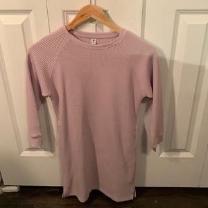 Girls waffle dress